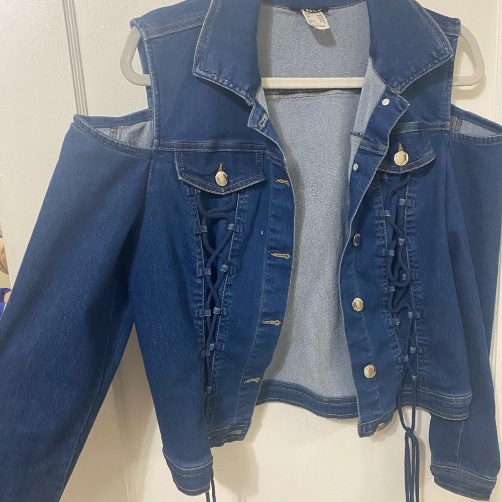 Venus Jean Jacket - Off shoulders